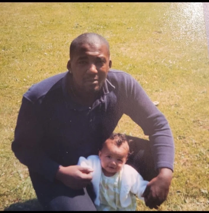 Souvenir de Papa avec sa fille toute petite